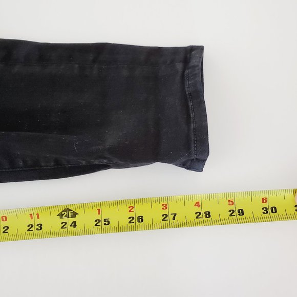 🇺🇸 FRAME DENIM Black Distressed Skinny Jeans - Picture 11 of 11
